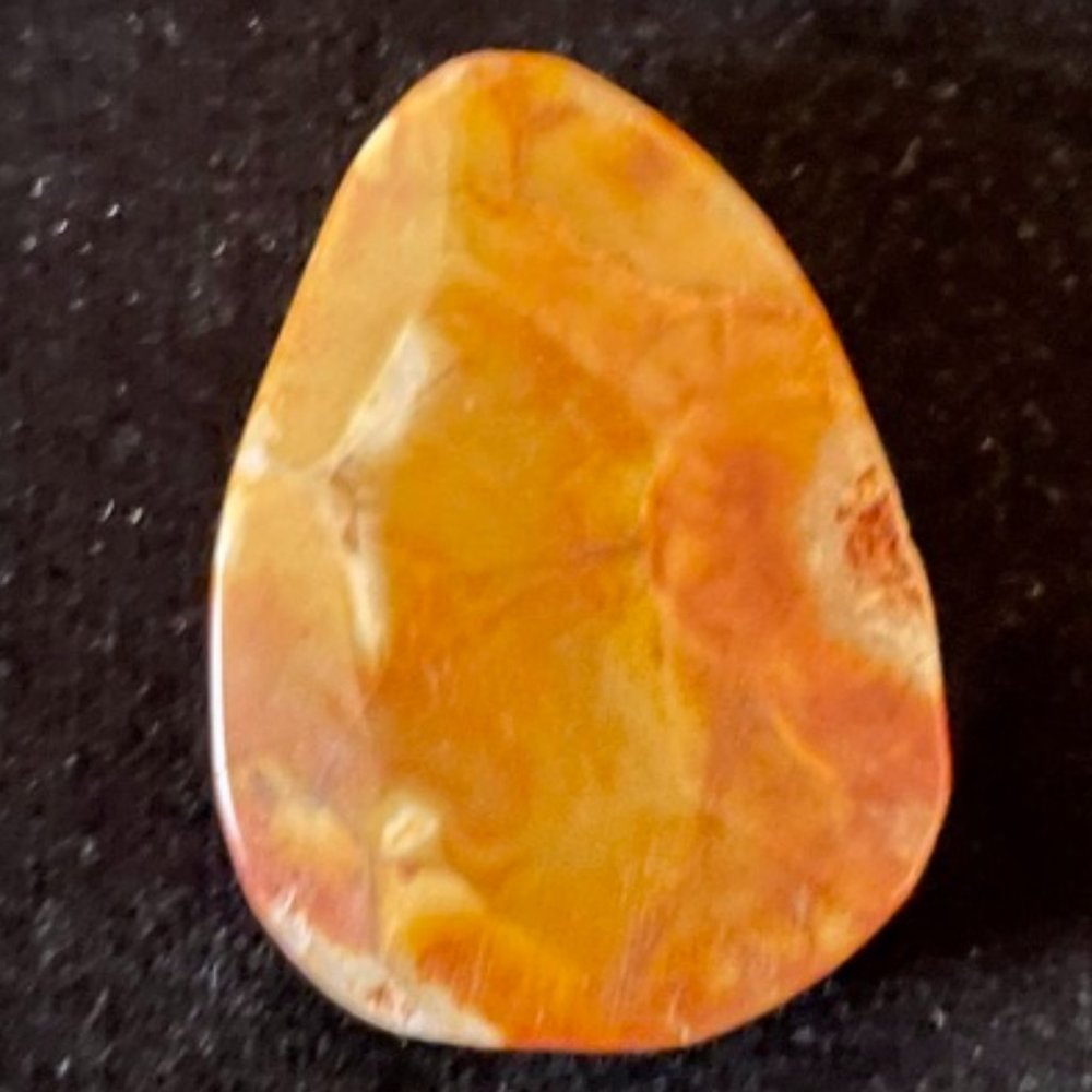Natural Crab Fire Agate Pendant or Cabochon